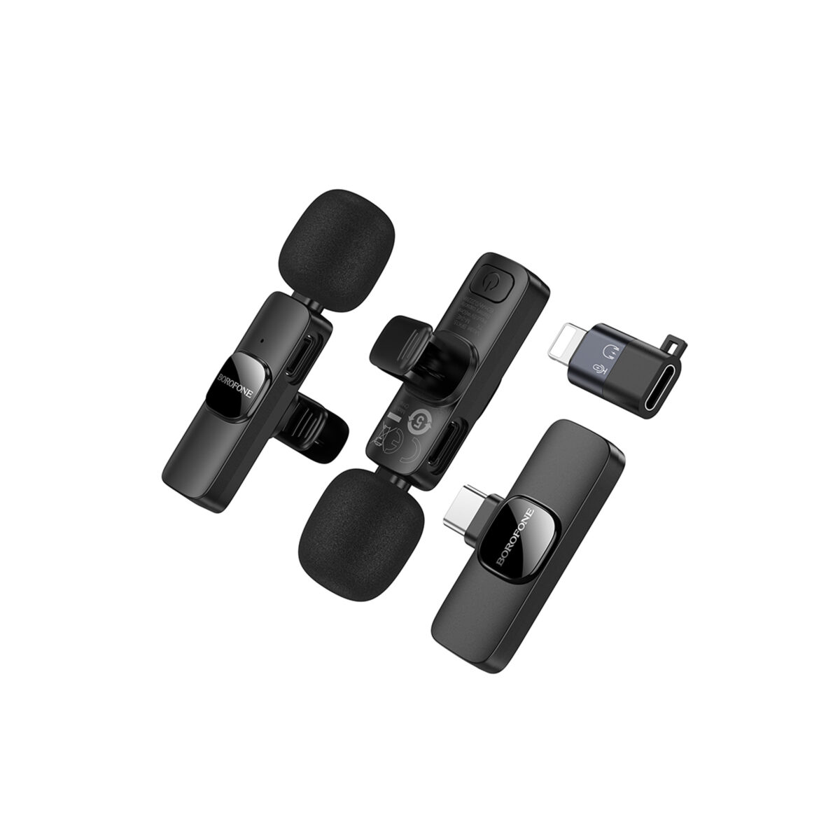 میکروفن بی سیم بروفون مدل BFK15 WIRELESS TYPE-C/IPHONE