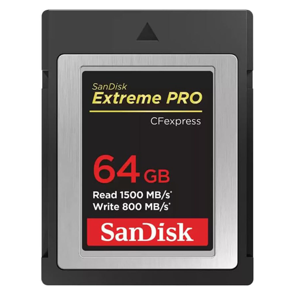 کارت حافظه CFexpress سن دیسک مدل Extreme Pro استاندارد Type B سرعت 1500MB/s ظرفیت 64 گیگابایت