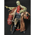 اکشن فیگور مزکو تویز مدل پسر جهنمی هل بوی طرح Hellboy Ivan Corpse مجموعه 2 عددی