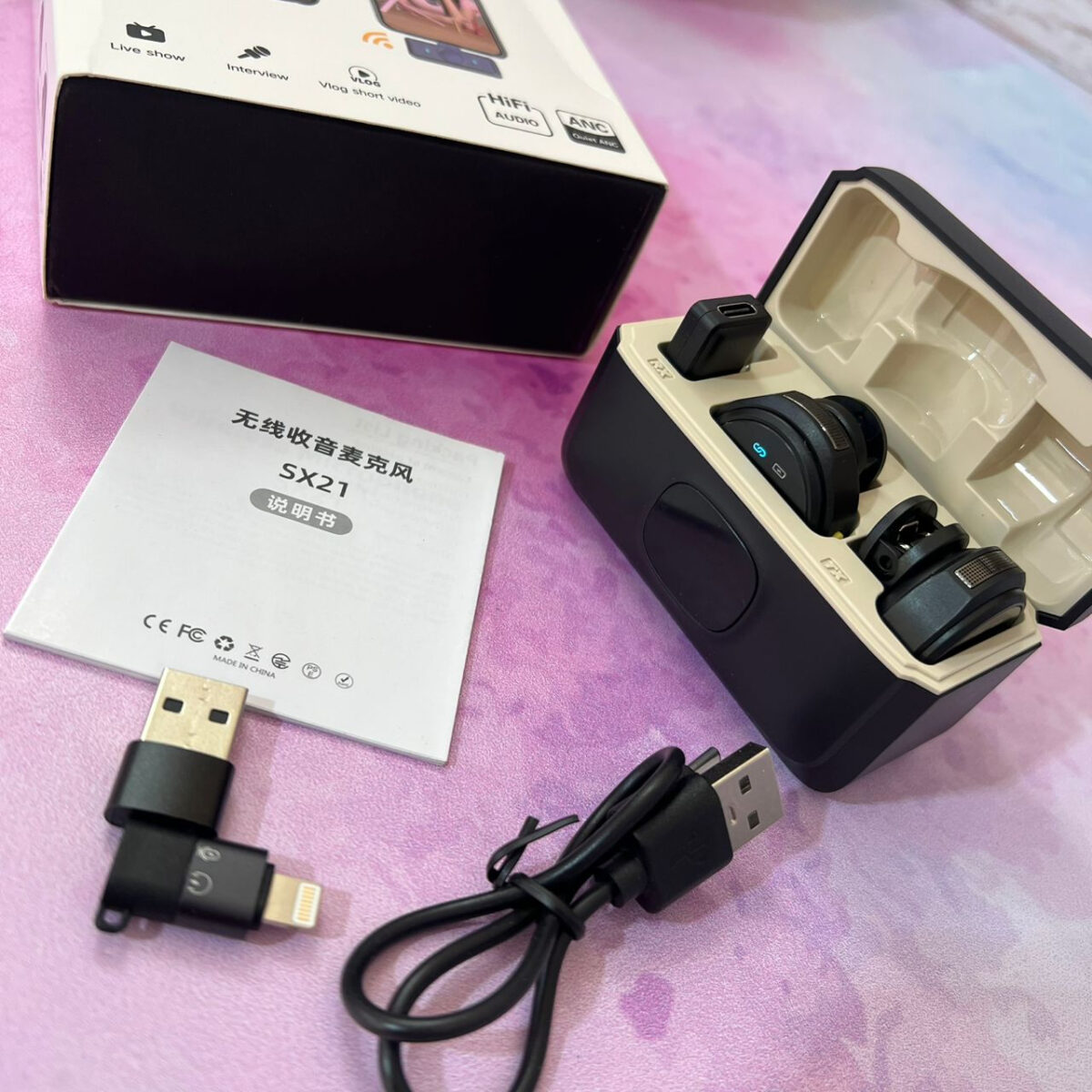 ست میکروفن بیسیم جت موبیکس مدل X21