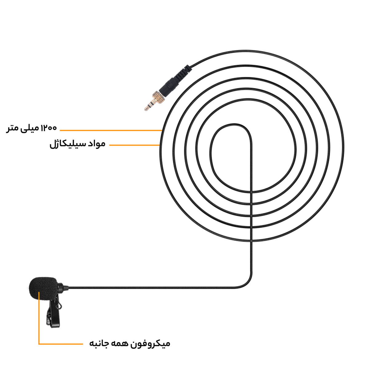 میکروفن یقه ای کامیکا مدل CVM-M-O1