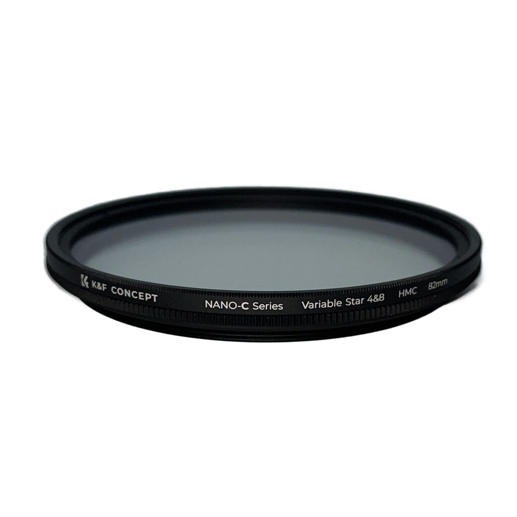 فیلتر لنز کی اند اف مدل VARIABLE STAR 4&8 HMC C-SERIES-82MM