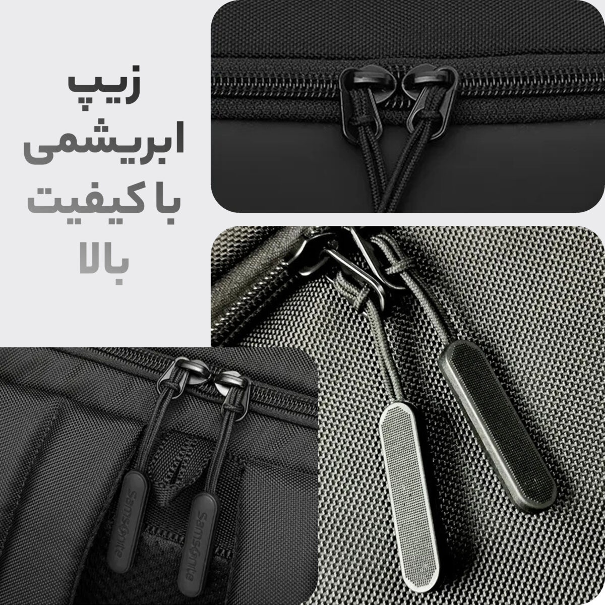 کوله پشتی لپ تاپ مدل Dual Compartment مناسب برای لپ تاپ 14.1 تا 15.6 اینچی