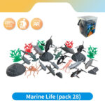 فیگور حیوانات انیمال پلنت مدل Ocean کد D6810 مجموعه 28 عددی