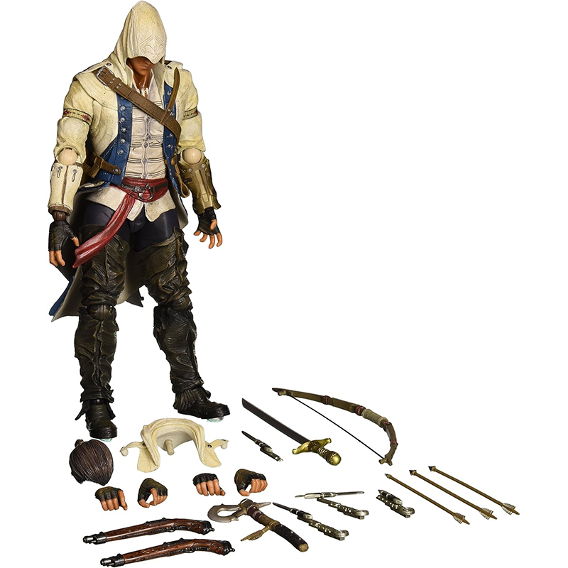 اکشن فیگور پلی آرت مدل اساسین سری Connor Kenway مجموعه 19 عددی
