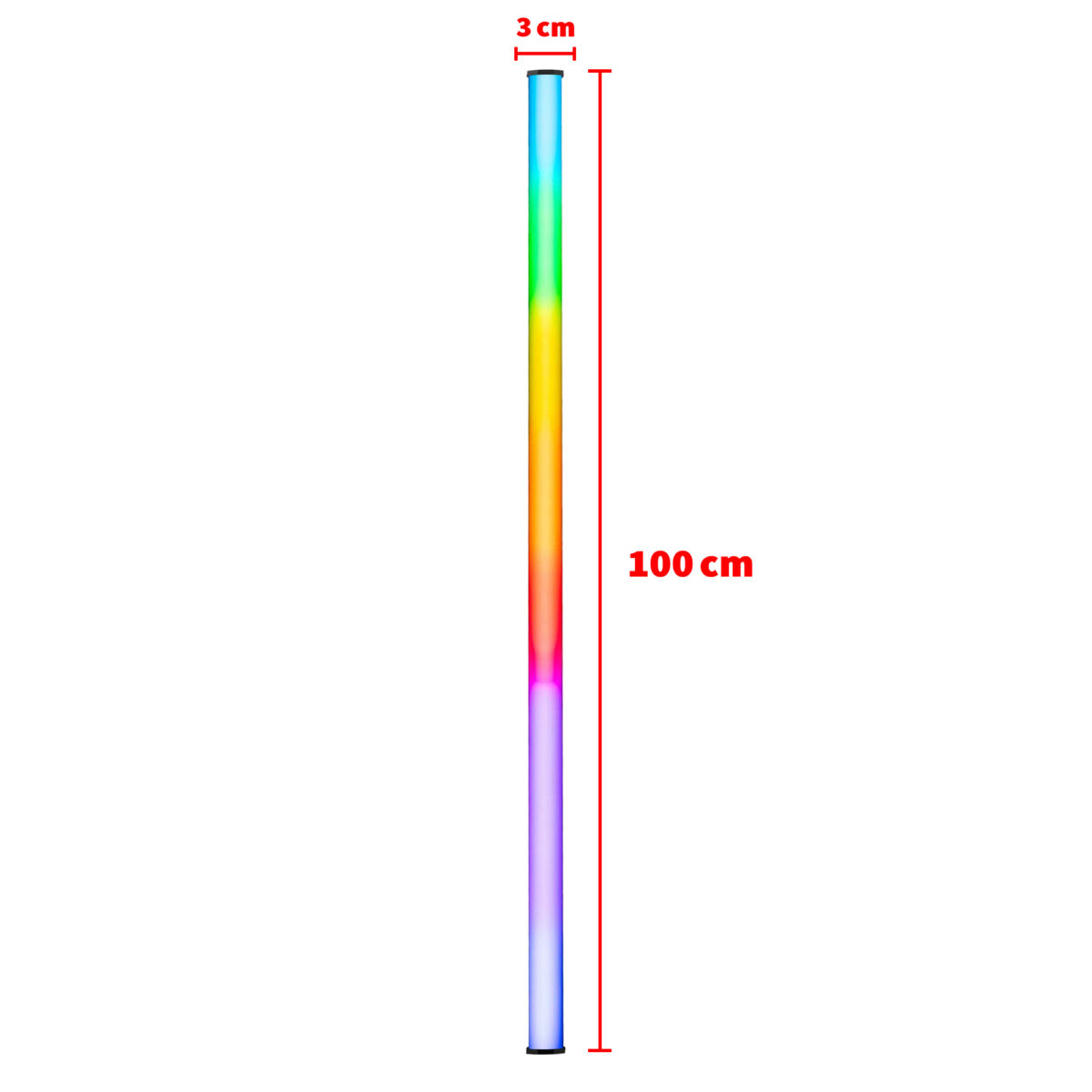 نور ثابت ال ای دی مدل RGB 100 FULL COLOR X2 بسته 2 عددی