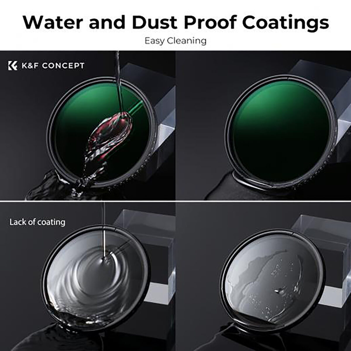 فیلتر لنز کی اند اف مدل ND8 NANO X-82 MM