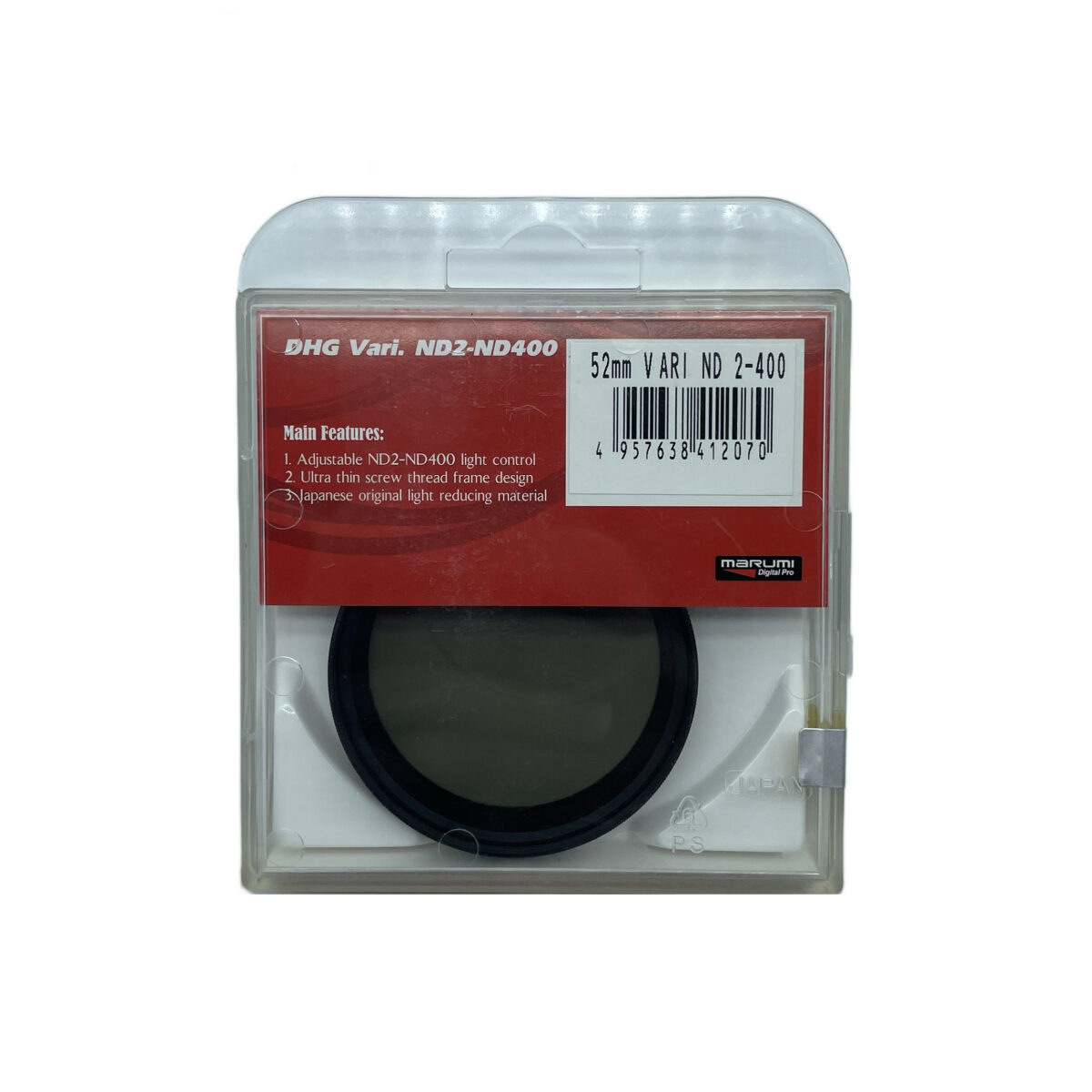 فیلتر لنز مارومی مدل VARIABLE NDX 2-400 DHG -52MM