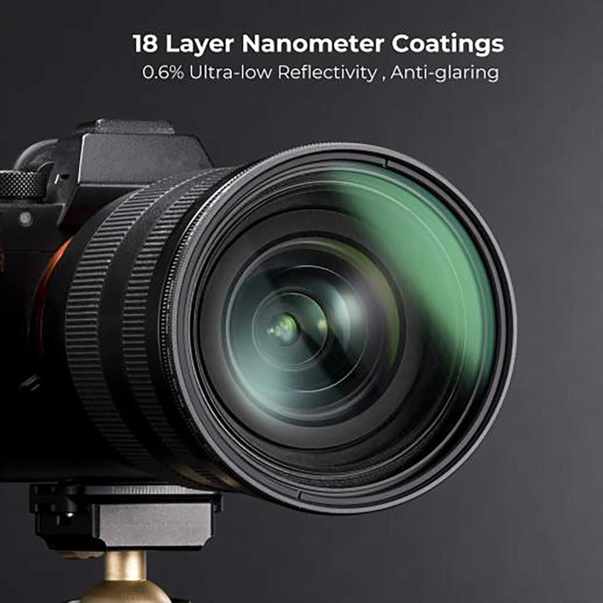 فیلتر لنز کی اند اف مدل VARIABLE STAR 4&8 HMC C-SERIES-82MM