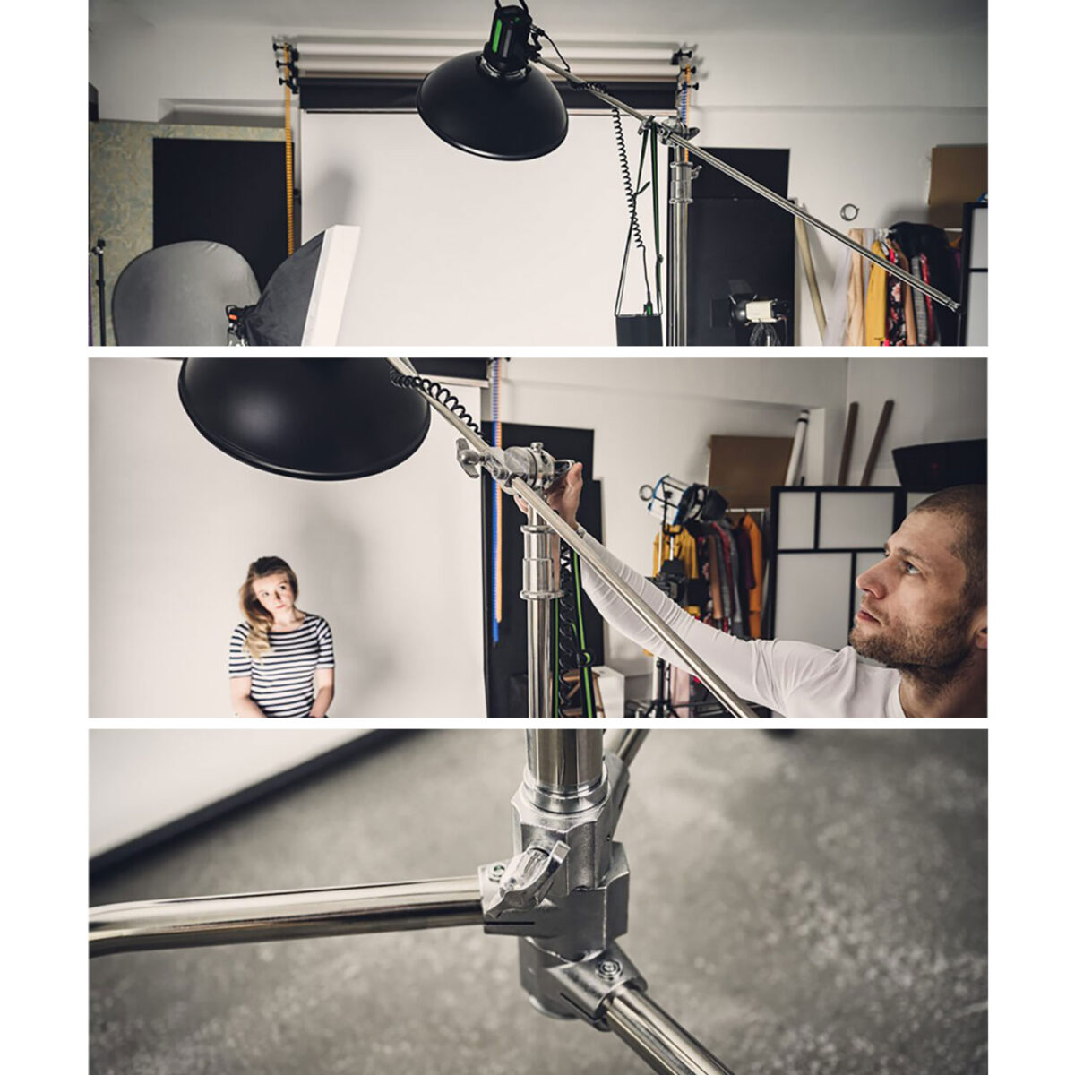 سه پایه نگهدارنده نور مدل C-Stand Pro