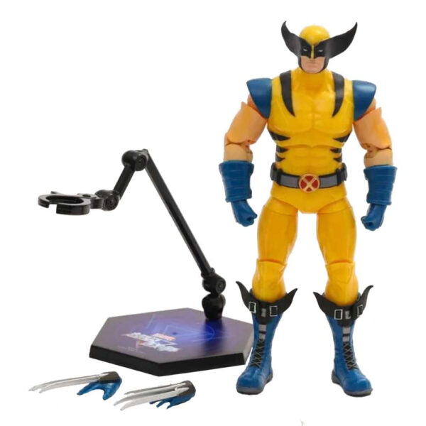 اکشن فیگور مدل ولورین طرح Xmen Wolverine Gamer Verse مجموعه 4 عددی