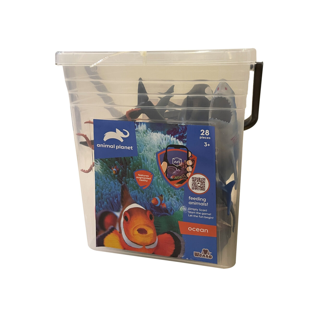 فیگور حیوانات انیمال پلنت مدل Ocean کد D6810 مجموعه 28 عددی