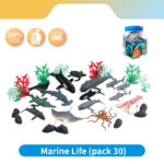 فیگور حیوانات انیمال پلنت مدل Ocean کد D6602 مجموعه 30 عددی