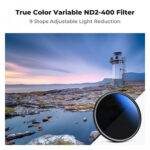 فیلتر لنز کی اند اف مدل VARIABLE NDX 2-400 MC B-SERIES-67MM