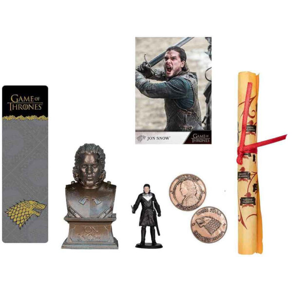 اکشن فیگور مدل گیم آف ترونز جان اسنو طرح Collector Box John Snow Game of Thrones بسته 7 عددی