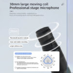 میکروفن بی سیم مدل شارژی کد 58