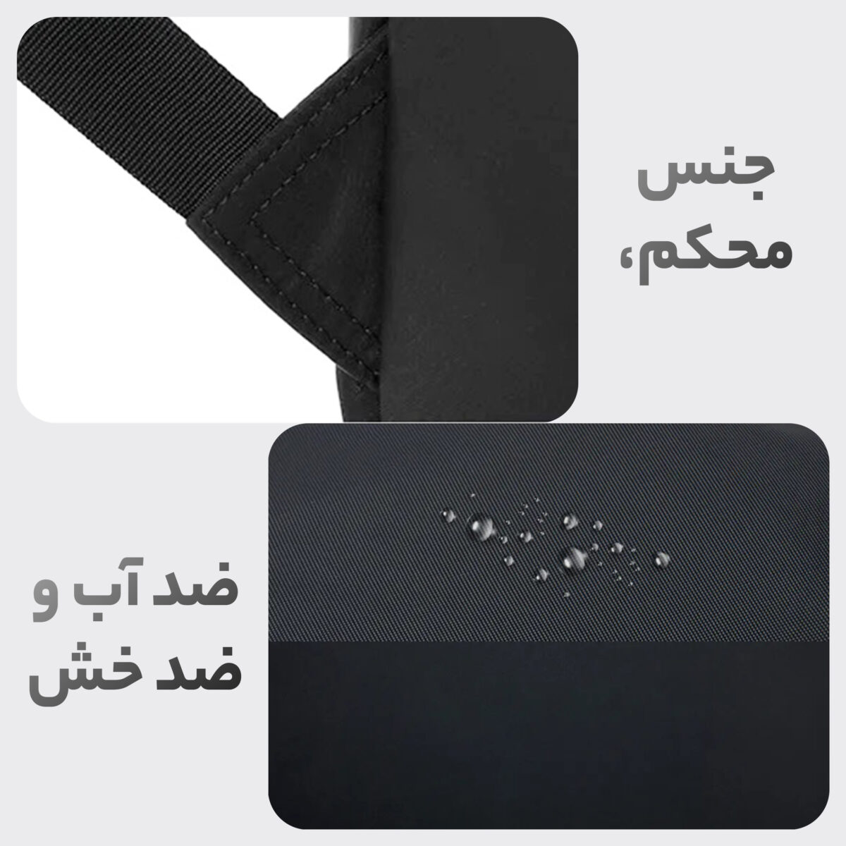 کوله پشتی لپ تاپ مدل Dual Compartment مناسب برای لپ تاپ 14.1 تا 15.6 اینچی