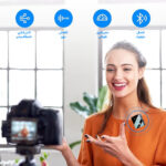 ست میکروفن یقه ای بی سیم مدل SX85 Dual Mic Iphone