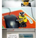 اکشن فیگور دیزنی مدل Wall E مجموعه 3 عددی