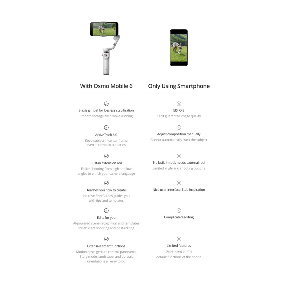 پایه نگهدارنده گوشی موبایل دی جی آی مدل OSMO MOBILE 6