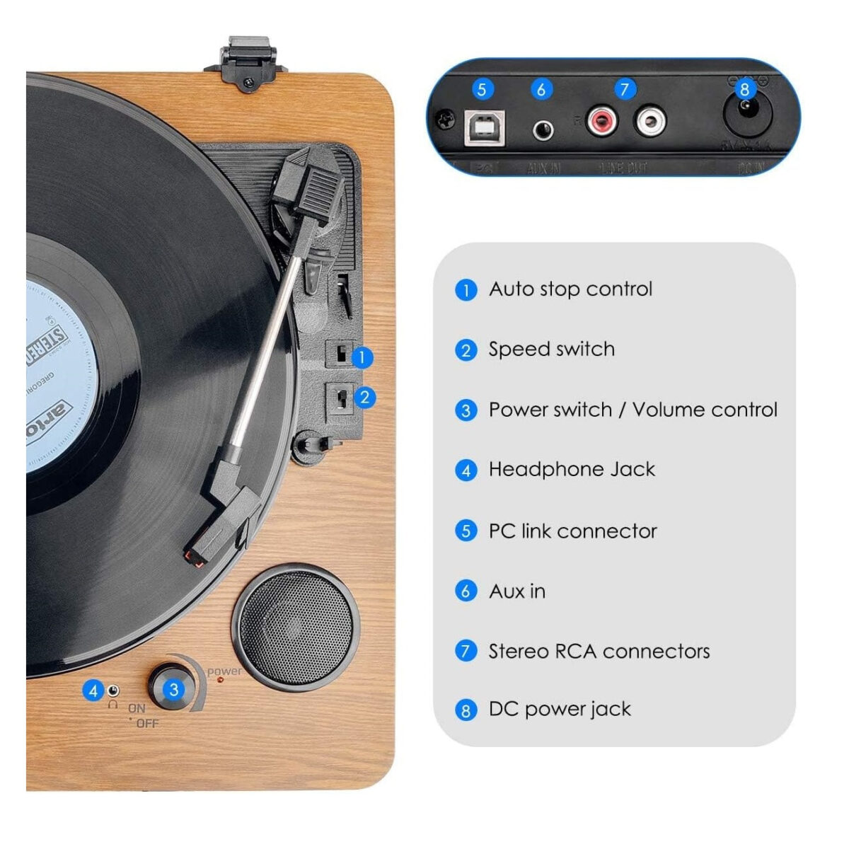 گرامافون وفلایکو مدل XR-636DP-87