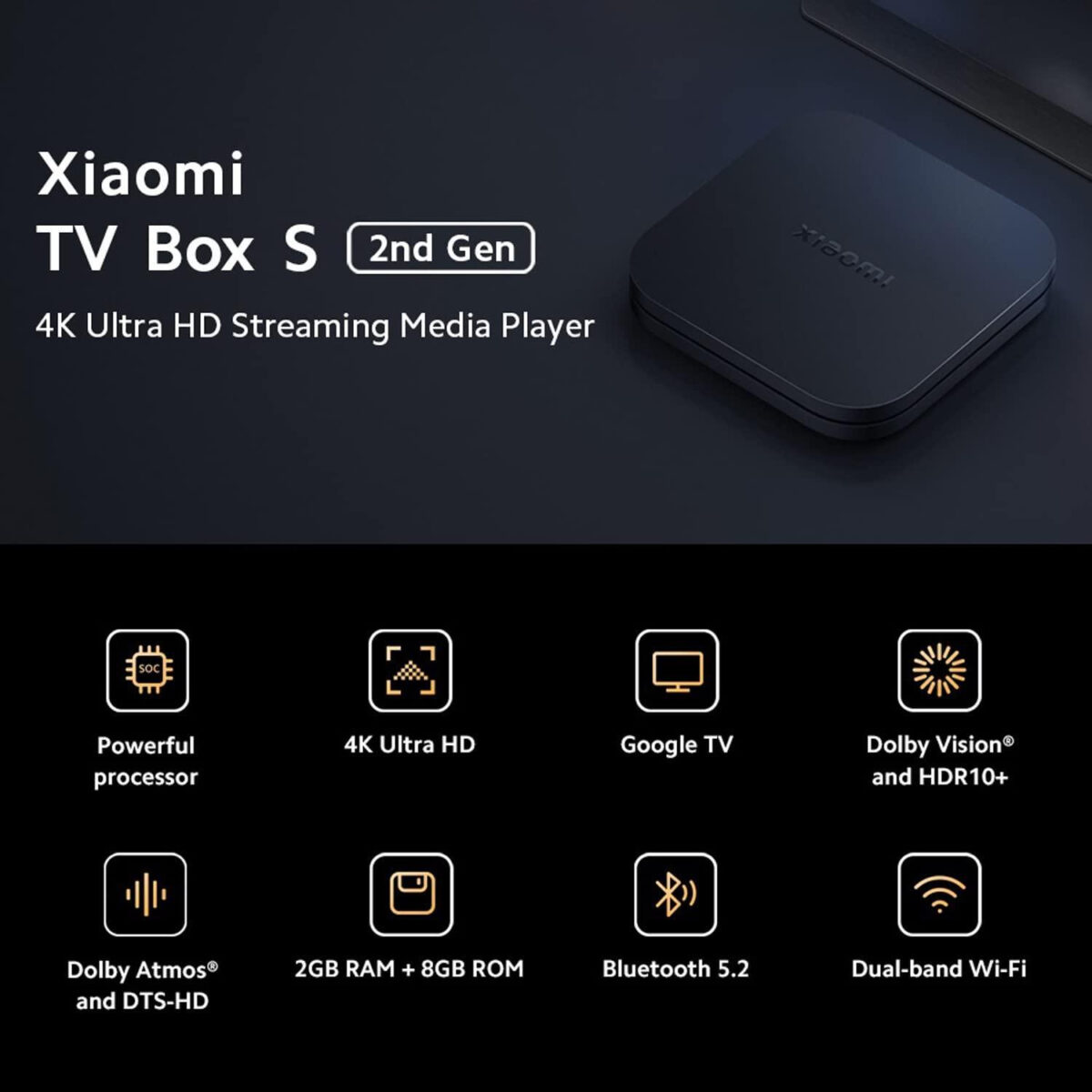 پخش کننده تلویزیون شیائومی مدل TV Box S 2nd Gen