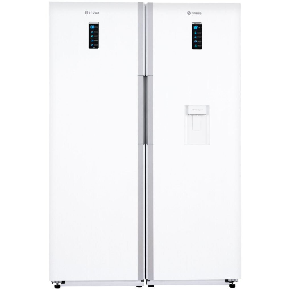 یخچال فریزر 36 فوت دوقلو اسنوا مدل SN6-121، دارای آب‌سردکن، با ارتفاع 180، عمق 67.5 و پهنای 120 سانتی‌متر، میزان مصرف انرژی A+، دارای 5 طبقه در یخچال و 2 طبقه در فریزر، دارای سیستم نوفراست، دارای گردش هوای سه بعدی و